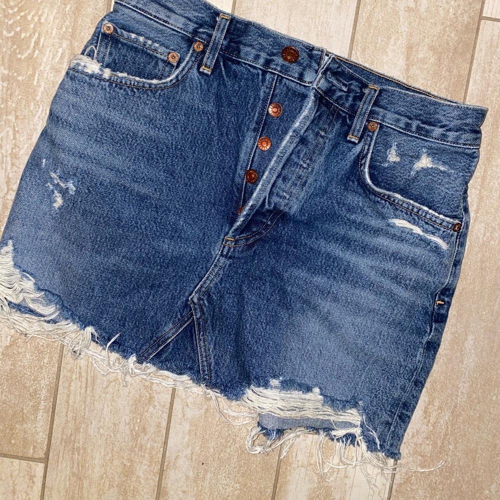 Agolde denim skirt